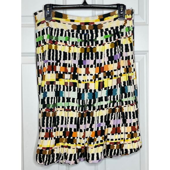 Paul Smith Black Label Multi Color Balloon Hem Mini Skirt Size Large - Picture 1 of 7